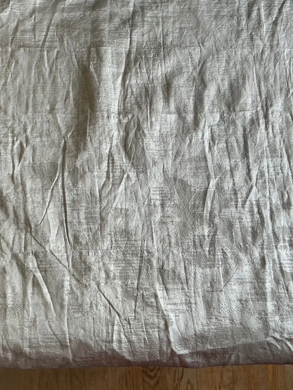 NWOT Hotel Collection Silver Interlattice FULL QUEEN Duvet cover
